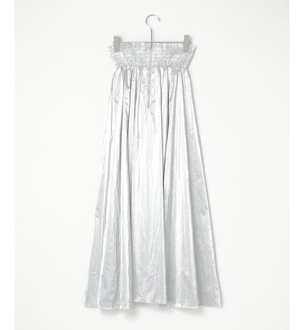 VENCE share style「メタリックギャザースカート」|スカート|