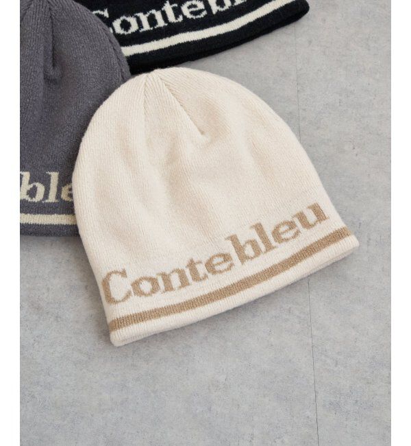 VENCE share style「レタリングニットキャップ」|ニット帽|