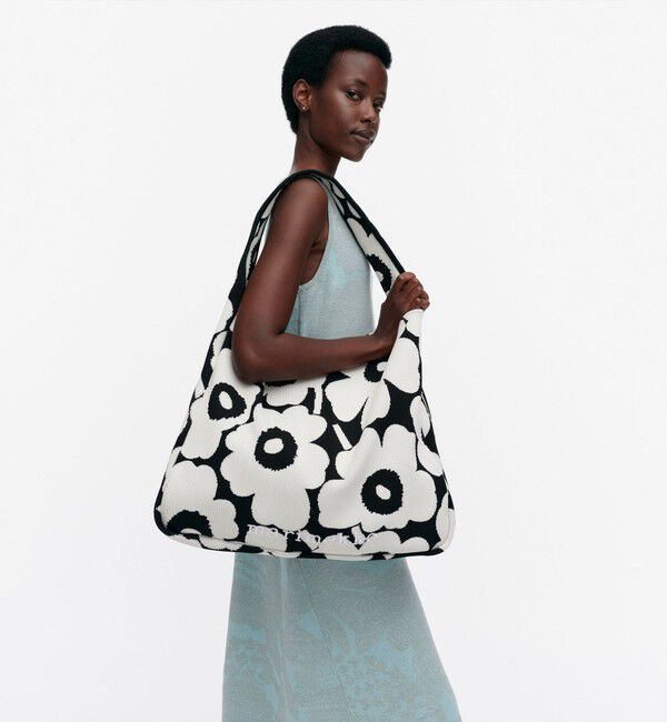 Marimekko「Knitted Bag Large Unikko ショルダーバッグ」|ショルダー・メッセンジャー|