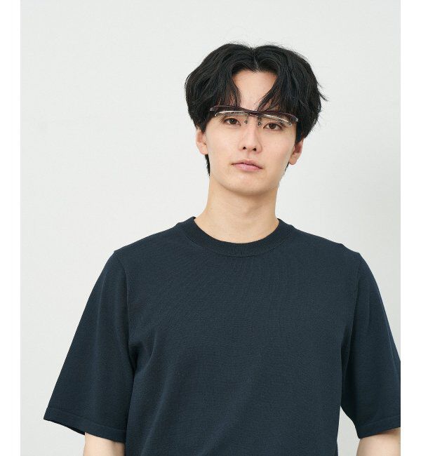  「ウェリントン型 メガネ(跳ね上げ式) ズレ落ち防止 伊達メガネ 度付きメガネ ｜FLIP UP  レンズ交換券付」|メガネ|