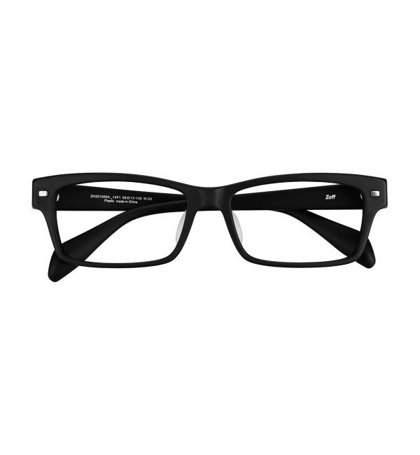  「ウェリントン型 メガネ | 太縁 黒縁フレーム｜伊達メガネ 度付きメガネ｜ユニセックス 黒  レンズ交換券付」|メガネ|