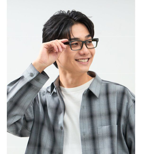  「ウェリントン型 メガネ | 太縁 黒縁フレーム｜伊達メガネ 度付きメガネ｜ユニセックス 黒  レンズ交換券付」|メガネ|