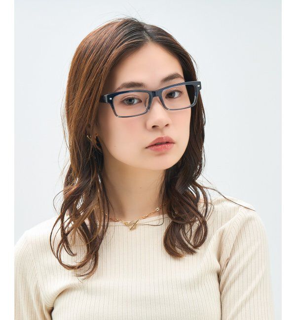  「ウェリントン型 メガネ | 太縁 黒縁フレーム｜伊達メガネ 度付きメガネ｜ユニセックス 黒  レンズ交換券付」|メガネ|