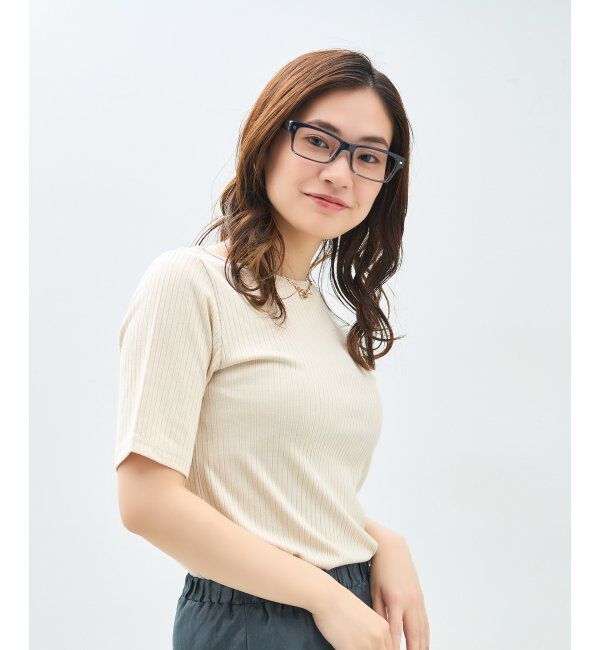  「ウェリントン型 メガネ | 太縁 黒縁フレーム｜伊達メガネ 度付きメガネ｜ユニセックス 黒  レンズ交換券付」|メガネ|