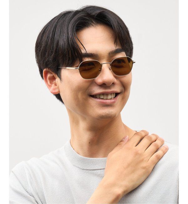  「Zoff｜GDC ウェリントン型 サングラス｜メタルフレーム｜紫外線対策 UVカット｜ユニセックス」|サングラス|