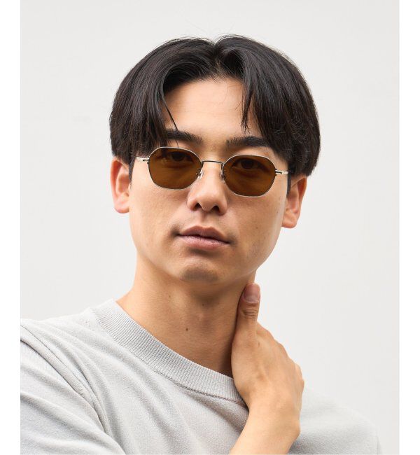  「Zoff｜GDC ウェリントン型 サングラス｜メタルフレーム｜紫外線対策 UVカット｜ユニセックス」|サングラス|