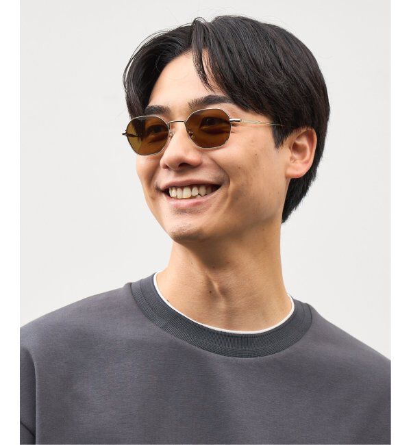  「Zoff｜GDC ウェリントン型 サングラス｜メタルフレーム｜紫外線対策 UVカット｜ユニセックス」|サングラス|