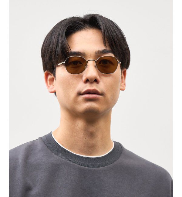  「Zoff｜GDC ウェリントン型 サングラス｜メタルフレーム｜紫外線対策 UVカット｜ユニセックス」|サングラス|