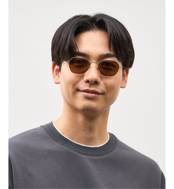  「Zoff｜GDC ウェリントン型 サングラス｜メタルフレーム｜紫外線対策 UVカット｜ユニセックス」|サングラス|