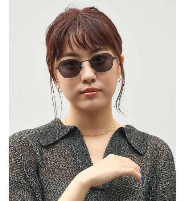  「Zoff｜GDC ウェリントン型 サングラス｜メタルフレーム｜紫外線対策 UVカット｜ユニセックス」|サングラス|ブラック系その他