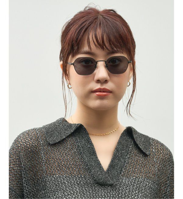  「Zoff｜GDC ウェリントン型 サングラス｜メタルフレーム｜紫外線対策 UVカット｜ユニセックス」|サングラス|