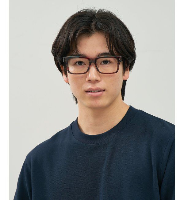  「ウェリントン型 メガネ | マツケリ MAZZUCCHELLI｜ 四角 伊達・度付き眼鏡 ユニセックス  レンズ交換券付」|メガネ|