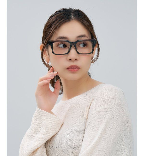  「ウェリントン型 メガネ | マツケリ MAZZUCCHELLI｜ 四角 伊達・度付き眼鏡 ユニセックス  レンズ交換券付」|メガネ|