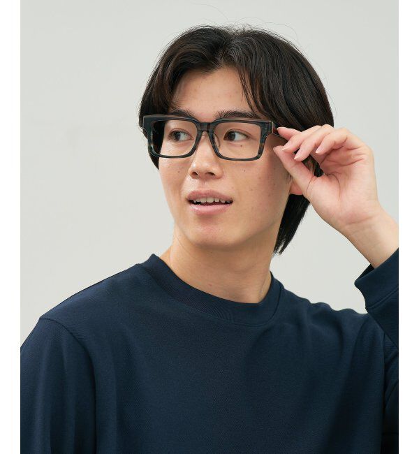  「ウェリントン型 メガネ | マツケリ MAZZUCCHELLI｜ 四角 伊達・度付き眼鏡 ユニセックス  レンズ交換券付」|メガネ|