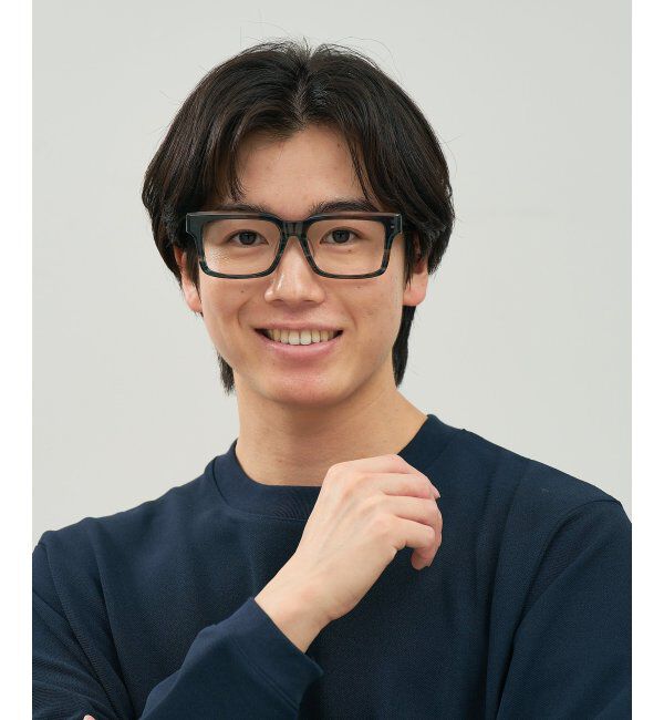  「ウェリントン型 メガネ | マツケリ MAZZUCCHELLI｜ 四角 伊達・度付き眼鏡 ユニセックス  レンズ交換券付」|メガネ|