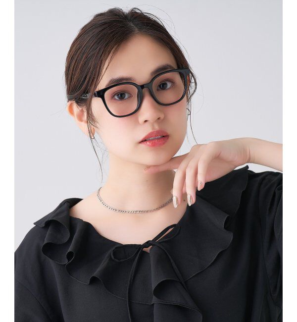  「ウェリントン型 メガネ | 軽量 伊達めがね・度付き ユニセックス Zoff  レンズ交換券付」|メガネ|