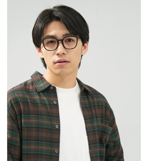  「ウェリントン型 メガネ | 軽量 伊達めがね・度付き ユニセックス Zoff  レンズ交換券付」|メガネ|