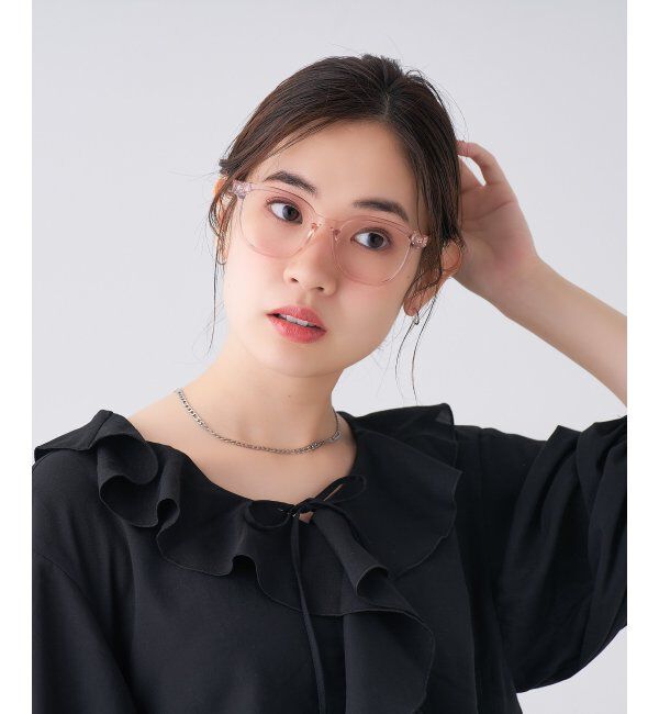  「ウェリントン型 メガネ | 軽量 伊達めがね・度付き ユニセックス Zoff  レンズ交換券付」|メガネ|