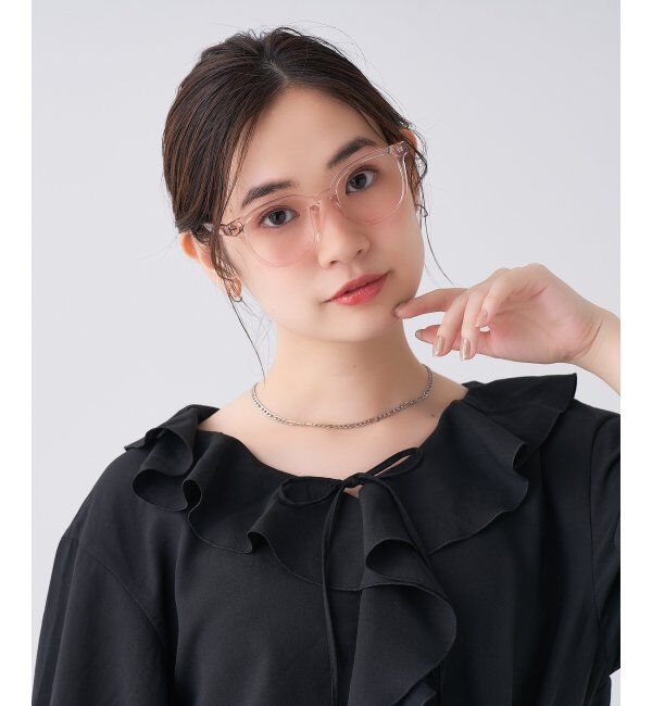  「ウェリントン型 メガネ | 軽量 伊達めがね・度付き ユニセックス Zoff  レンズ交換券付」|メガネ|