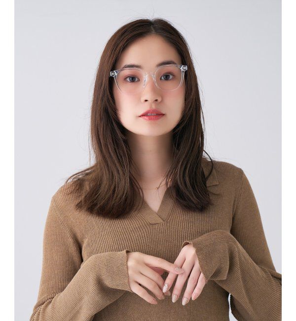  「ウェリントン型 メガネ | 軽量 伊達めがね・度付き ユニセックス Zoff  レンズ交換券付」|メガネ|