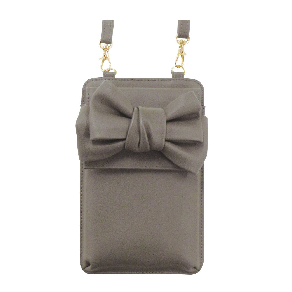 BACKYARD FAMILY「スマホショルダー 大人 かわいい 通販 スマホポーチ スマホポシェット ショルダーバッグ」|ショルダー・メッセンジャー|グレー2