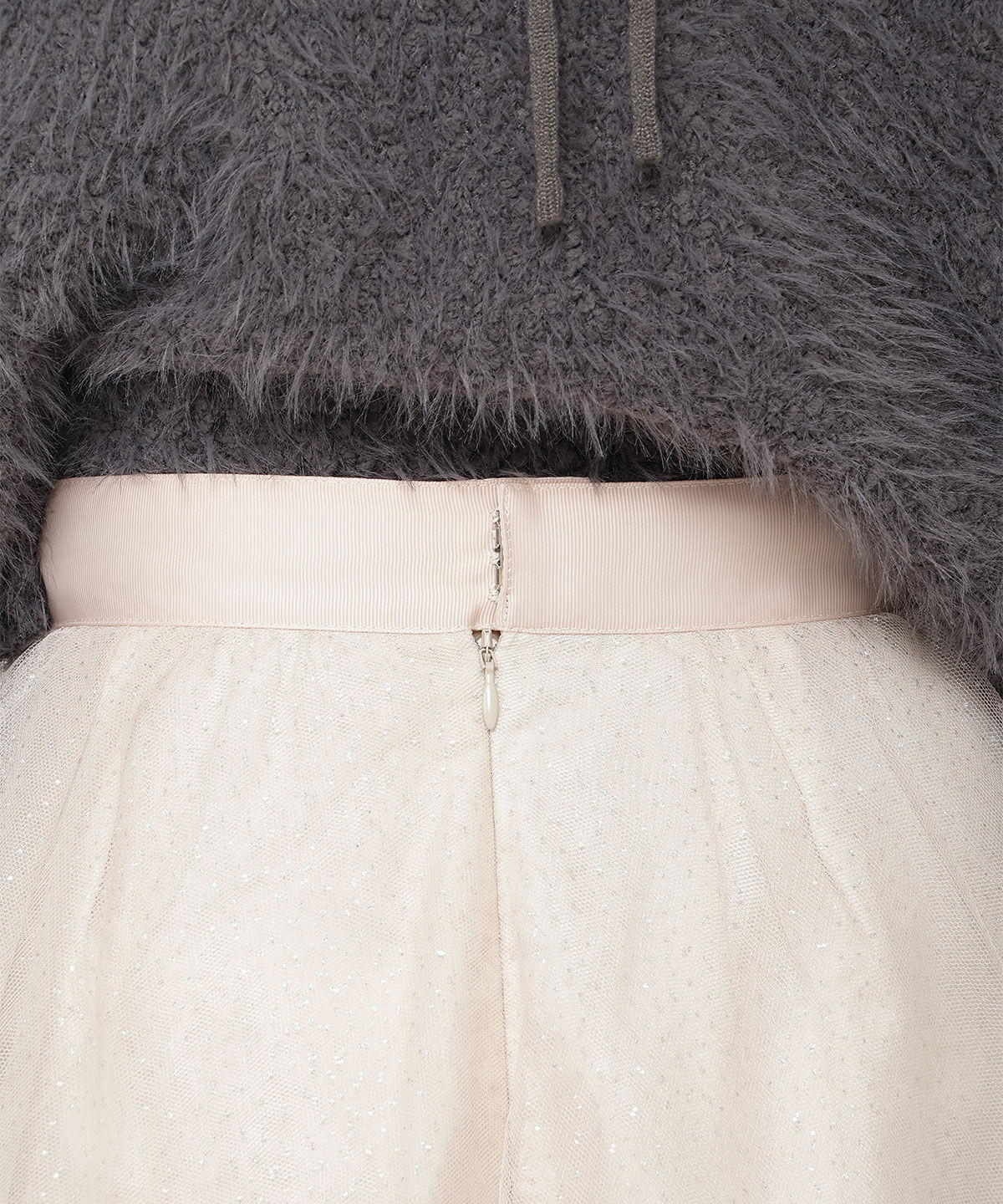 REDYAZEL「ラメチュールアシメティアードスカート」|フレア|