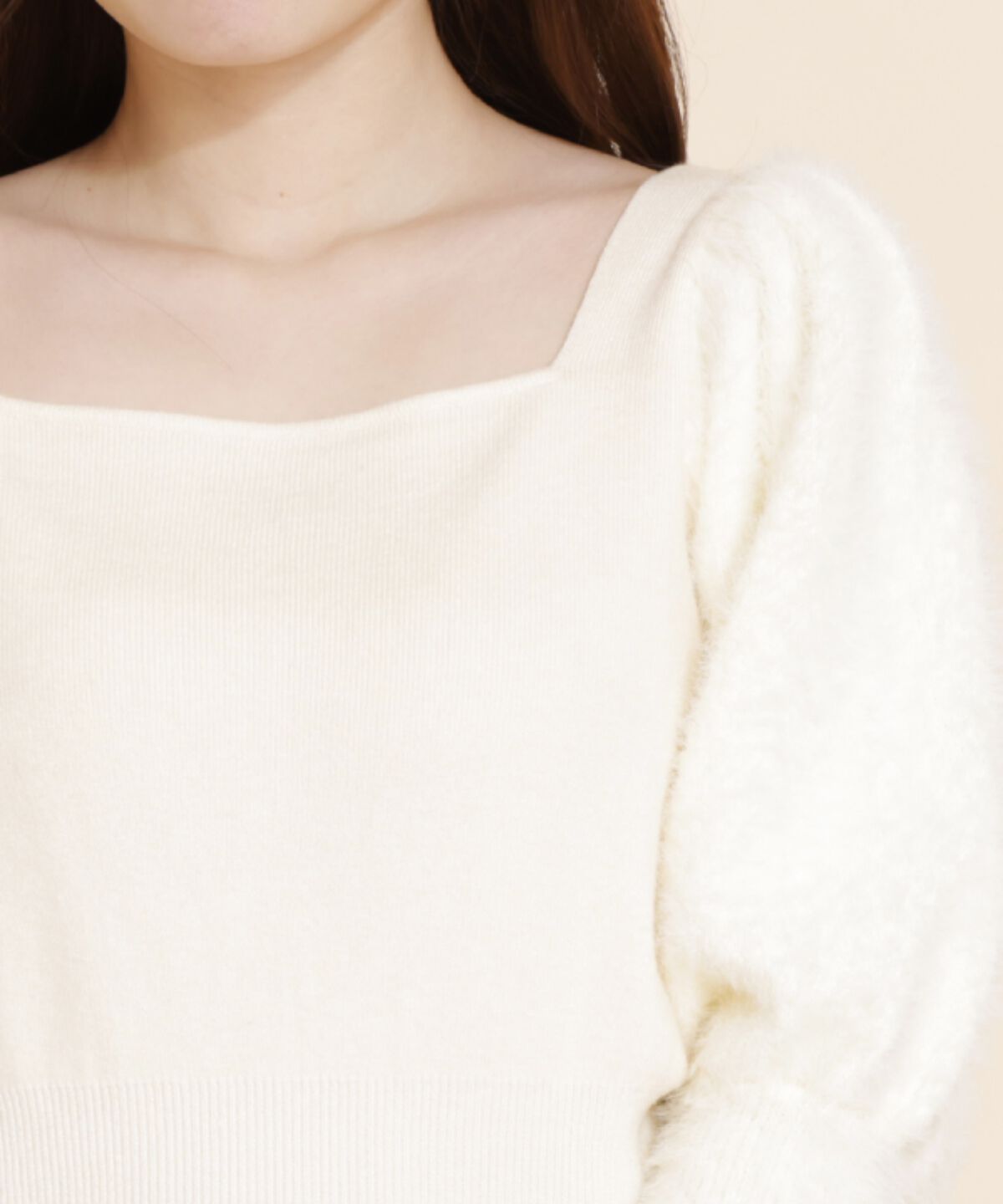 REDYAZEL「シャギースリーブニットトップス」|ニット・セーター|