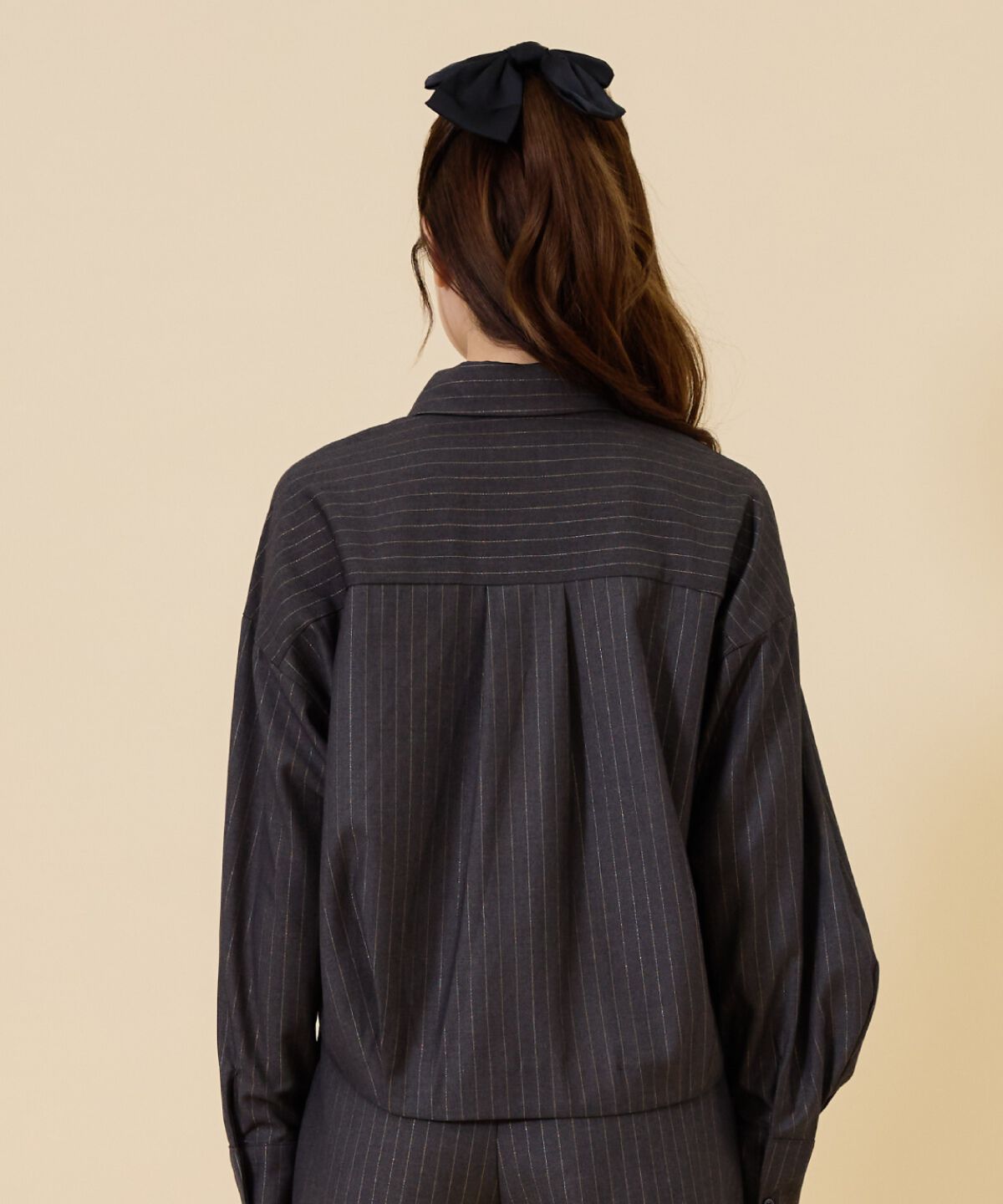 REDYAZEL「ゴールドラメストライプシャツ」|シャツ・ブラウス|