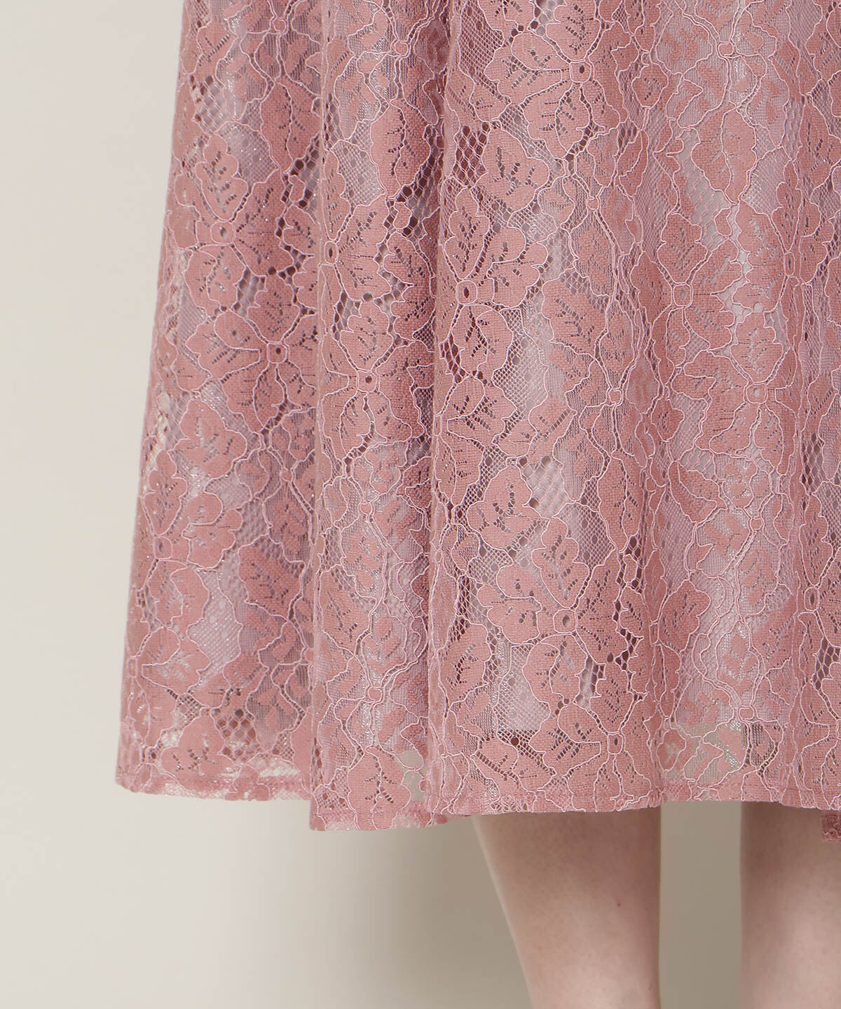 WILLSELECTION「肩リボンパイピングレースワンピース」|ドレス|