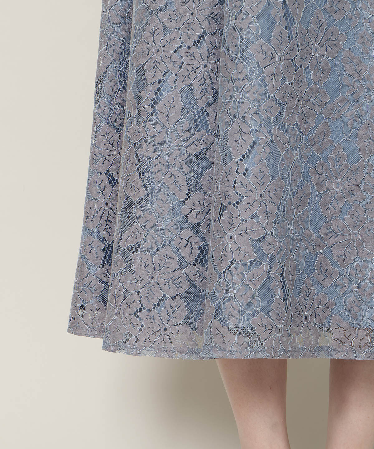 WILLSELECTION「肩リボンパイピングレースワンピース」|ドレス|