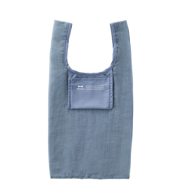 BRUNO「ポケッタブルエコバッグS」|トートバッグ|グレー
