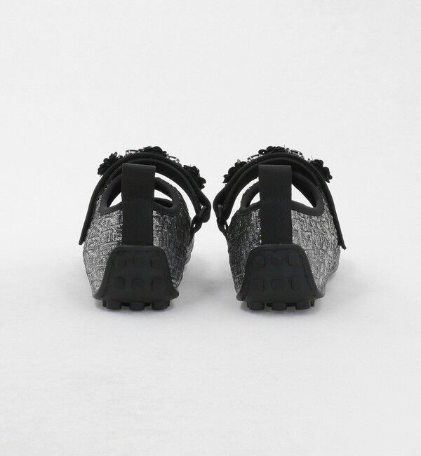 ODETTE E ODILE「＜SY＞フラワービジューベルクロメタリック フラット20&uarr;」|パンプス|