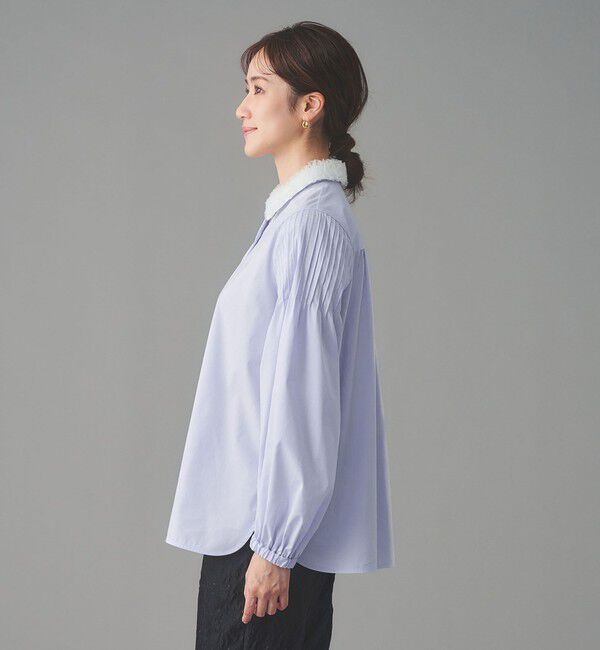 UNITED ARROWS「チュールカラー 2WAY ブラウス」|シャツ・ブラウス|