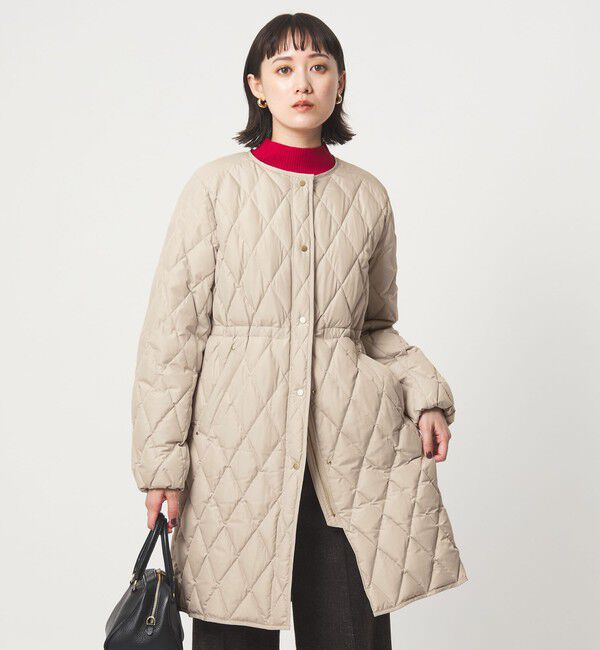 UNITED ARROWS green label relaxing「キルティング ライト ダウン コート 撥水」|ダウン|