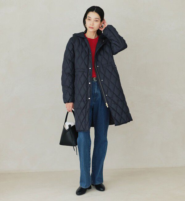 UNITED ARROWS green label relaxing「キルティング ライト ダウン コート 撥水」|ダウン|