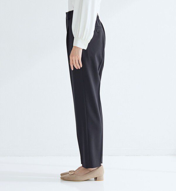 UNITED ARROWS green label relaxing「［size SHORT/TALLあり］パウドレ テーパード パンツ ウォッシャブル ストレッチ」|スラックス|