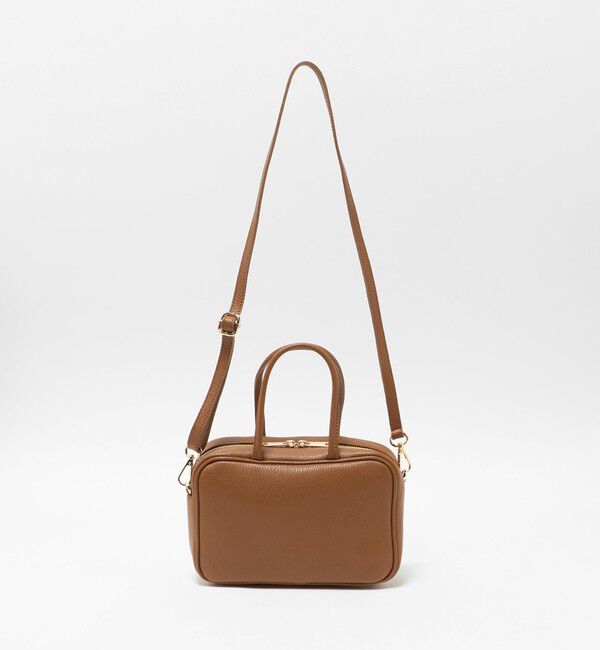 UNITED ARROWS green label relaxing「＜PRATO MADE IN ITALY＞スクエアボストンバッグ」|ショルダー・メッセンジャー|MD.BROWN