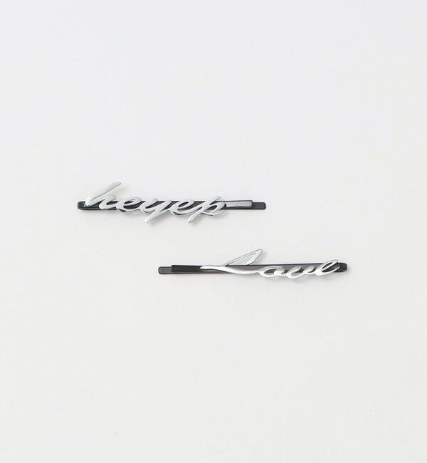 BEAUTY&YOUTH UNITED ARROWS「＜heyep＞ロゴ ラインストーン ヘアピン/4P」|その他|