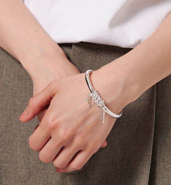 BEAUTY&YOUTH UNITED ARROWS「【別注】＜loni＞Bijou chain バングル」|ブレスレット・バングル|SILVER