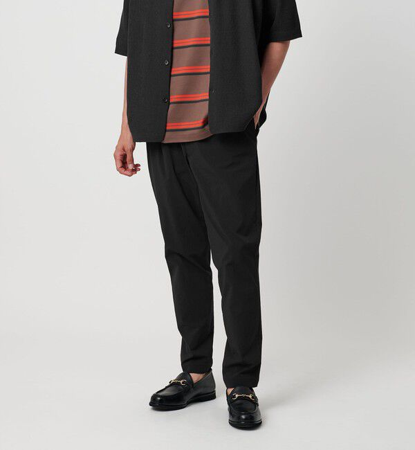 BEAUTY&YOUTH UNITED ARROWS「360&deg;MASTER 1プリーツ テーパード イージーパンツ -セットアップ対応 ストレッチ ウォッシャブル マルチ機」|チノ|