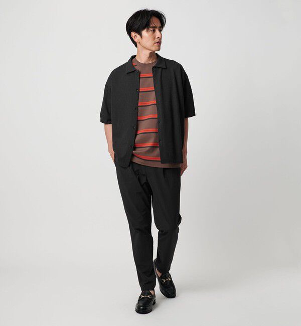 BEAUTY&YOUTH UNITED ARROWS「360&deg;MASTER 1プリーツ テーパード イージーパンツ -セットアップ対応 ストレッチ ウォッシャブル マルチ機」|チノ|