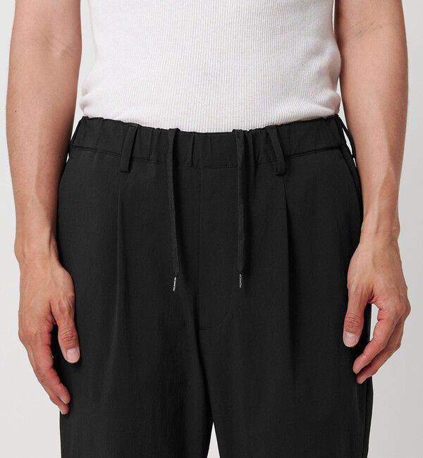 BEAUTY&YOUTH UNITED ARROWS「360&deg;MASTER 1プリーツ テーパード イージーパンツ -セットアップ対応 ストレッチ ウォッシャブル マルチ機」|チノ|