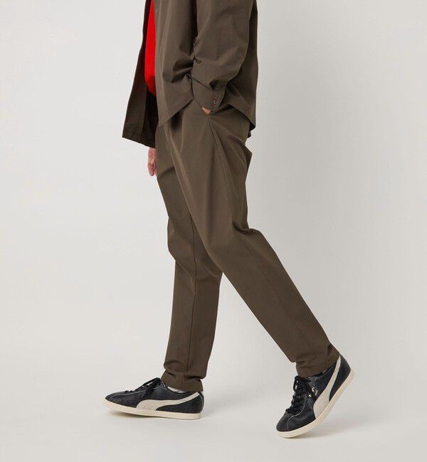 BEAUTY&YOUTH UNITED ARROWS「360&deg;MASTER 1プリーツ テーパード イージーパンツ -セットアップ対応 ストレッチ ウォッシャブル マルチ機」|チノ|