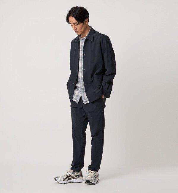 BEAUTY&YOUTH UNITED ARROWS「360&deg;MASTER 1プリーツ テーパード イージーパンツ -セットアップ対応 ストレッチ ウォッシャブル マルチ機」|チノ|