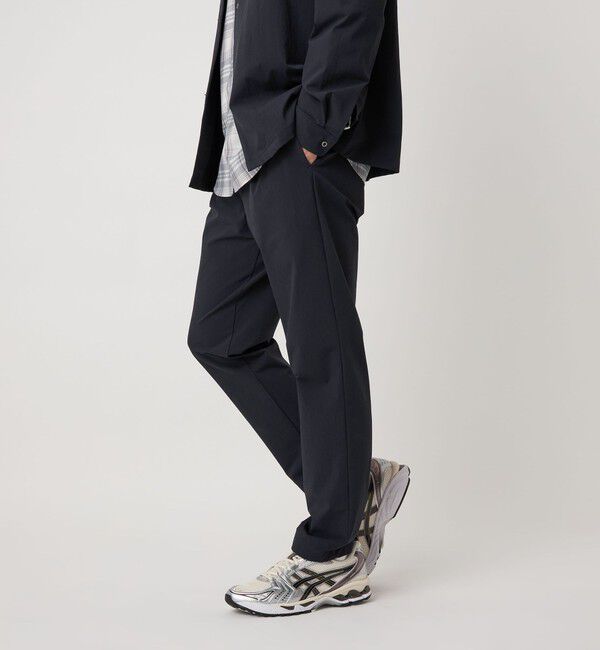 BEAUTY&YOUTH UNITED ARROWS「360&deg;MASTER 1プリーツ テーパード イージーパンツ -セットアップ対応 ストレッチ ウォッシャブル マルチ機」|チノ|