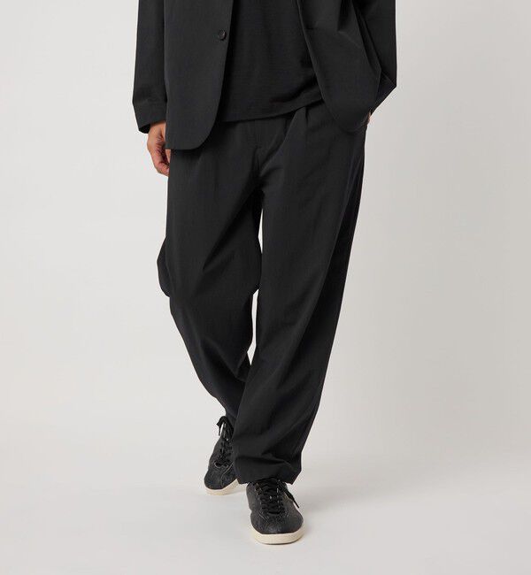 BEAUTY&YOUTH UNITED ARROWS「360&deg;MASTER バルーン イージーパンツ -セットアップ対応 ストレッチ ウォッシャブル マルチ機能-」|チノ|BLACK
