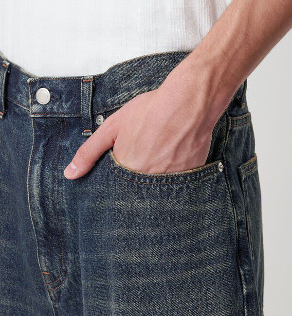 MONKEY TIME「デニム カーブ パンツ」|チノ|