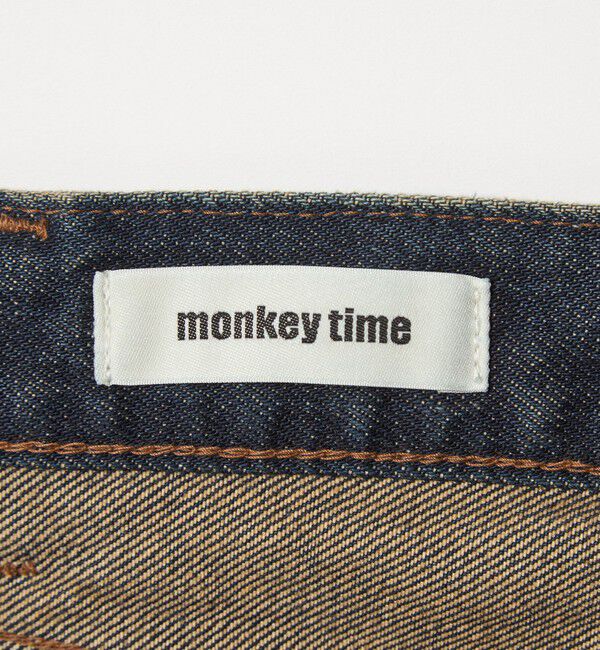 MONKEY TIME「デニム カーブ パンツ」|チノ|