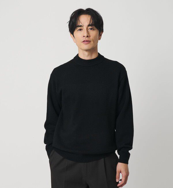 BEAUTY&YOUTH UNITED ARROWS「ウールカシミヤブレンド モックネック ニット」|ニット・セーター|