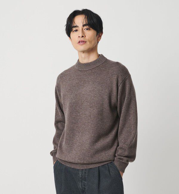 BEAUTY&YOUTH UNITED ARROWS「ウールカシミヤブレンド モックネック ニット」|ニット・セーター|